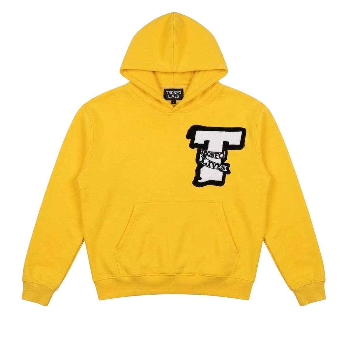 Hoodie - Basic Patch Yellow